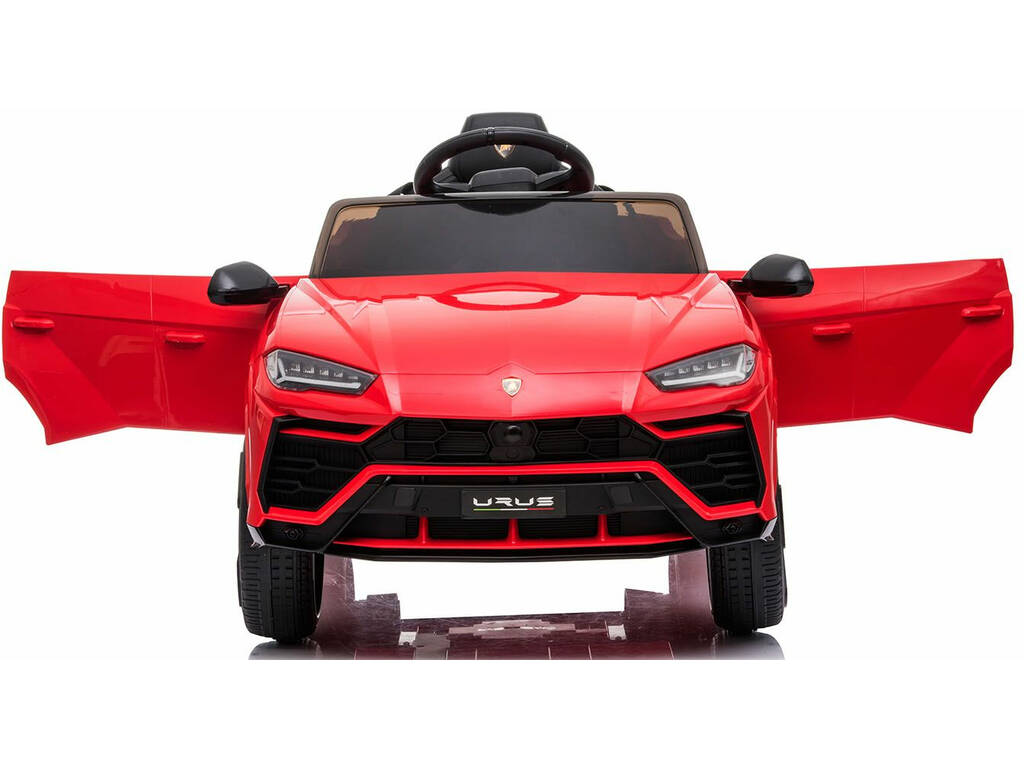 Funkgesteuertes rotes Lamborghini Urus Batterieauto