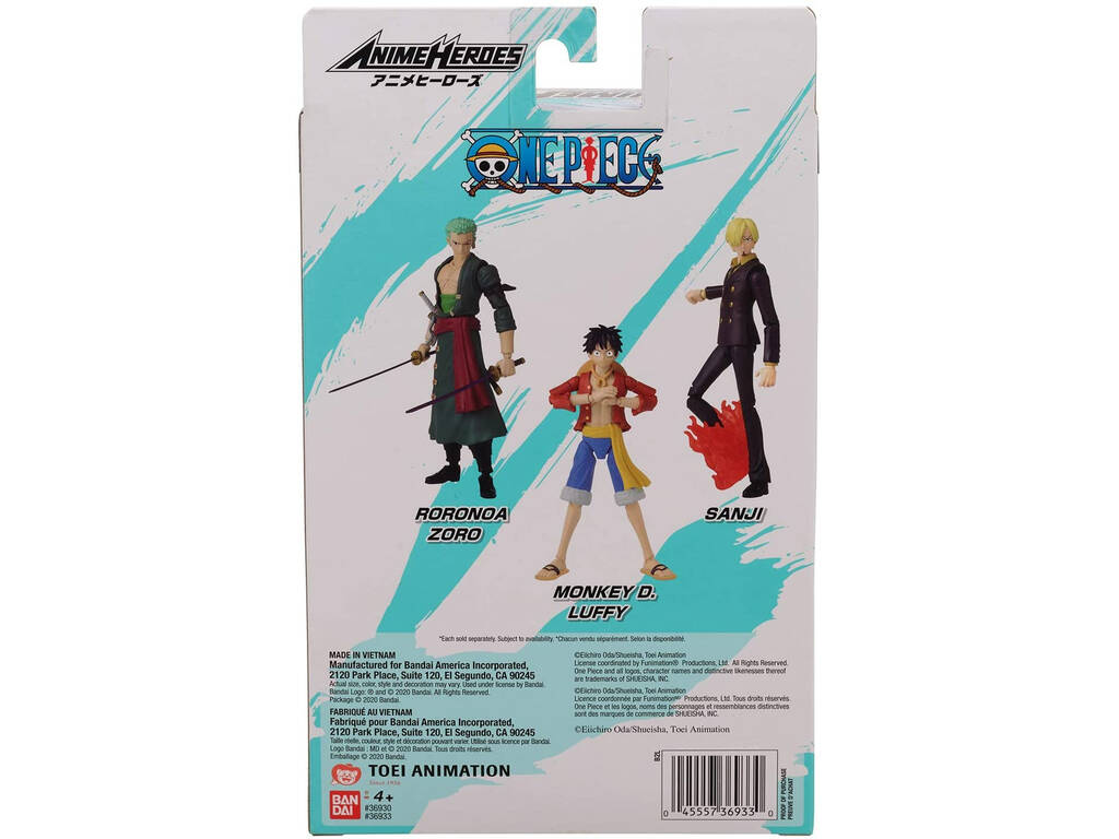 One Piece Anime Heroes Figura Sanji Bandai 36933