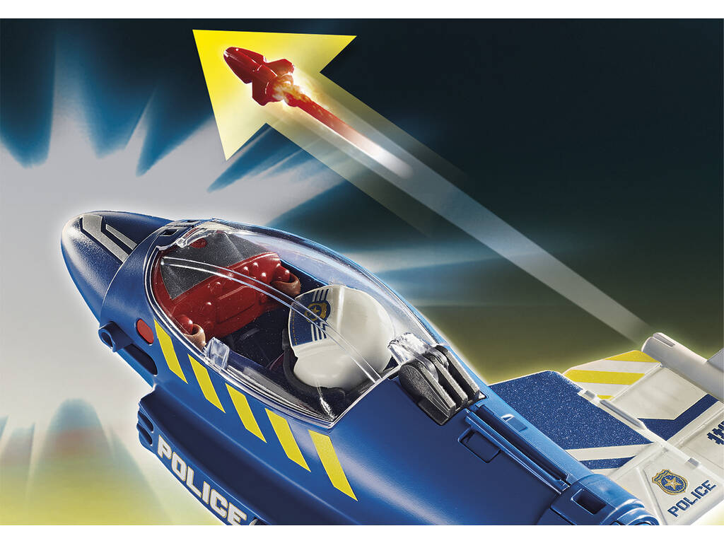 Playmobil - Avion de police - Drone de poursuite 70780