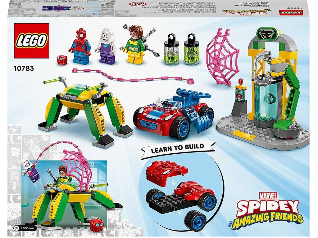 Lego Marvel Spiderman en el Laboratorio de Doc Ock 10783