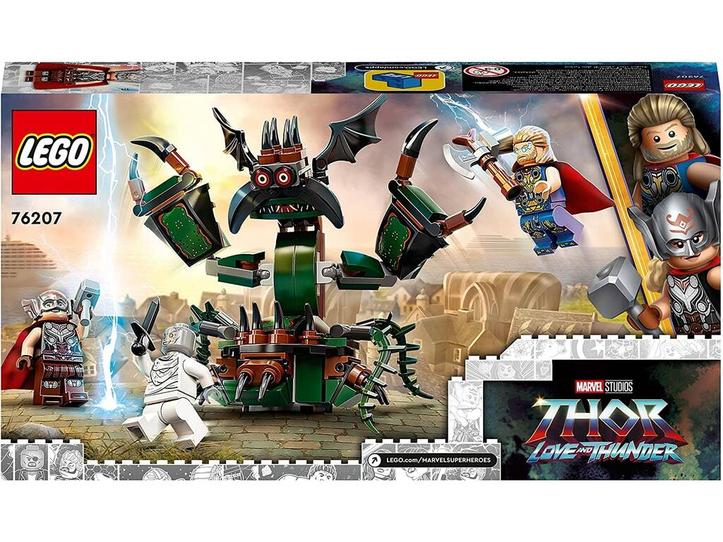 Lego Marvel Thor Love And Thunder Attacco a Nuova Asgard 76207
