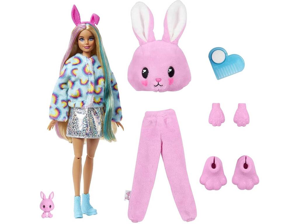Barbie Cutie Reveal Boneca Coelho Mattel HHG19