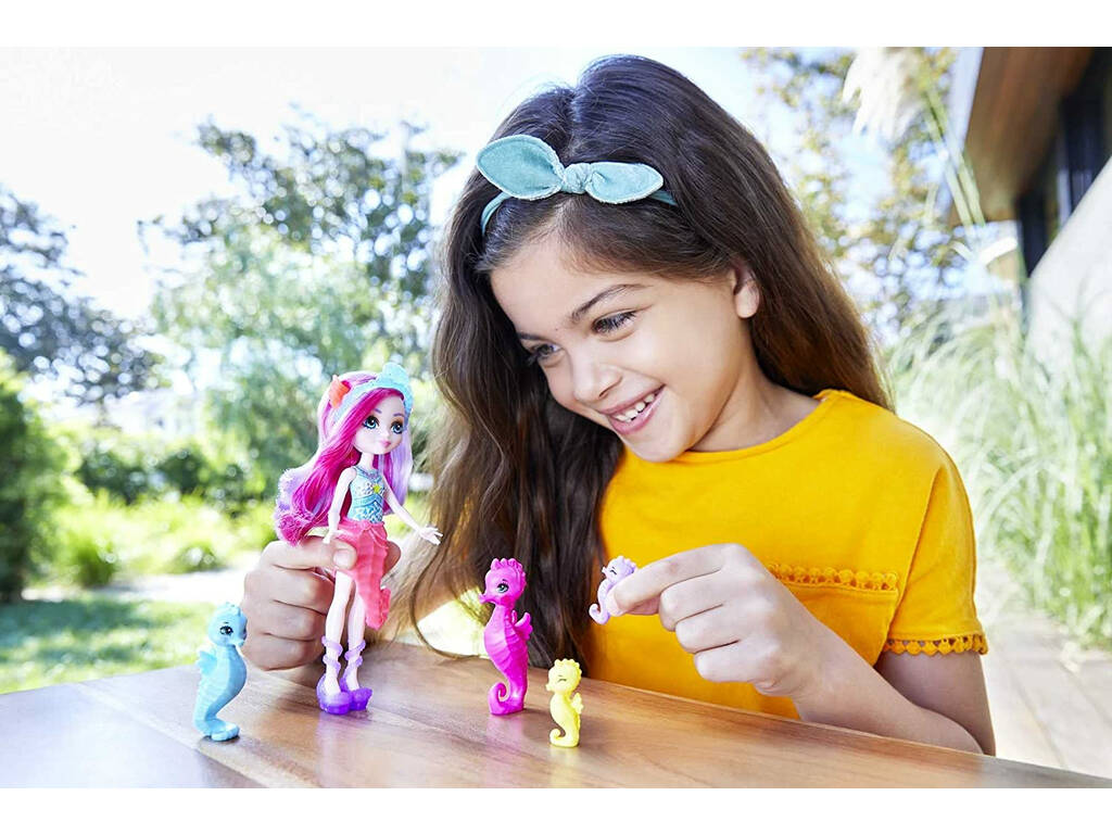 Royal Enchantimals Sedda With Seahorse Family Mattel HCF73