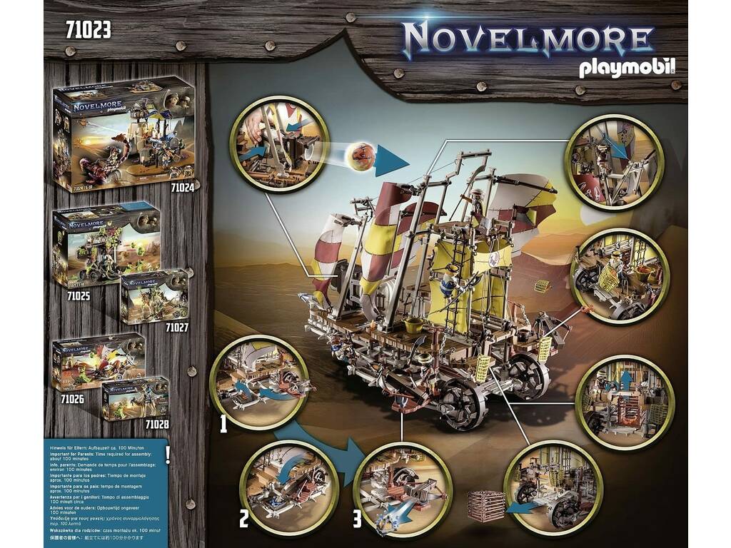Playmobil Novelmore Sal´ahari Sands Tempestadee de Areia 71023