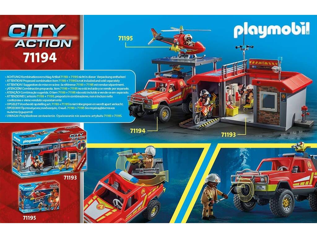 Playmobil Camion de pompiers 71194