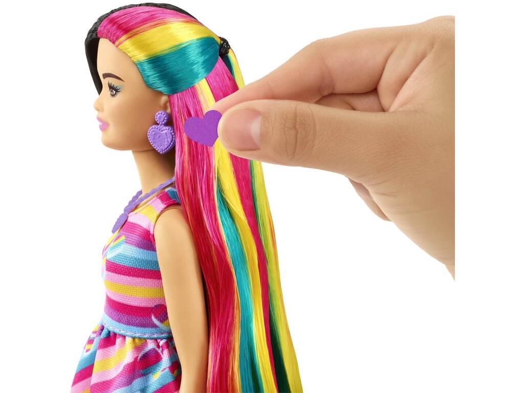Barbie Totally Hair Capelli Extra Lunghi Cuore Mattel HCM90