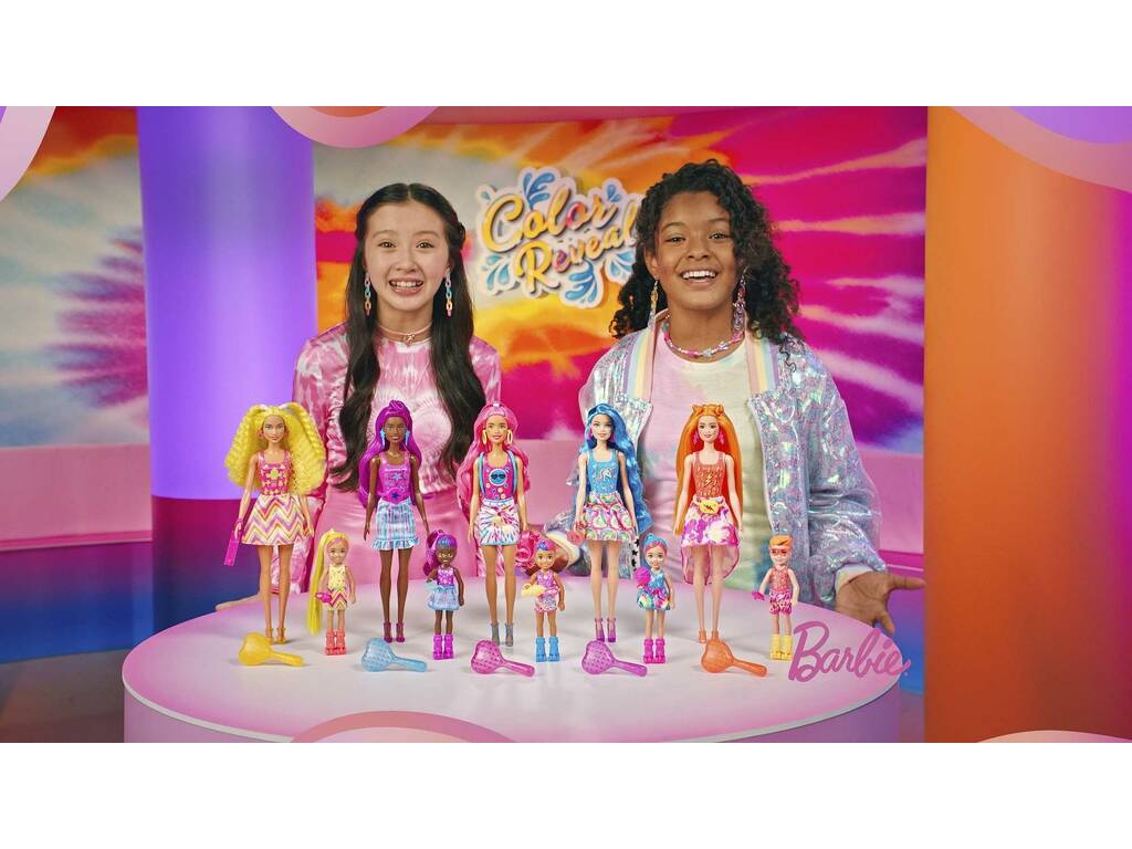 Barbie Color Reveal Neon Tie-Dye Series Mattel HCC67