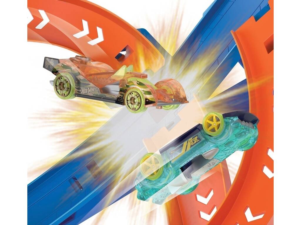 Hot Wheels Action Fast Spiral Crash Mattel HGV67