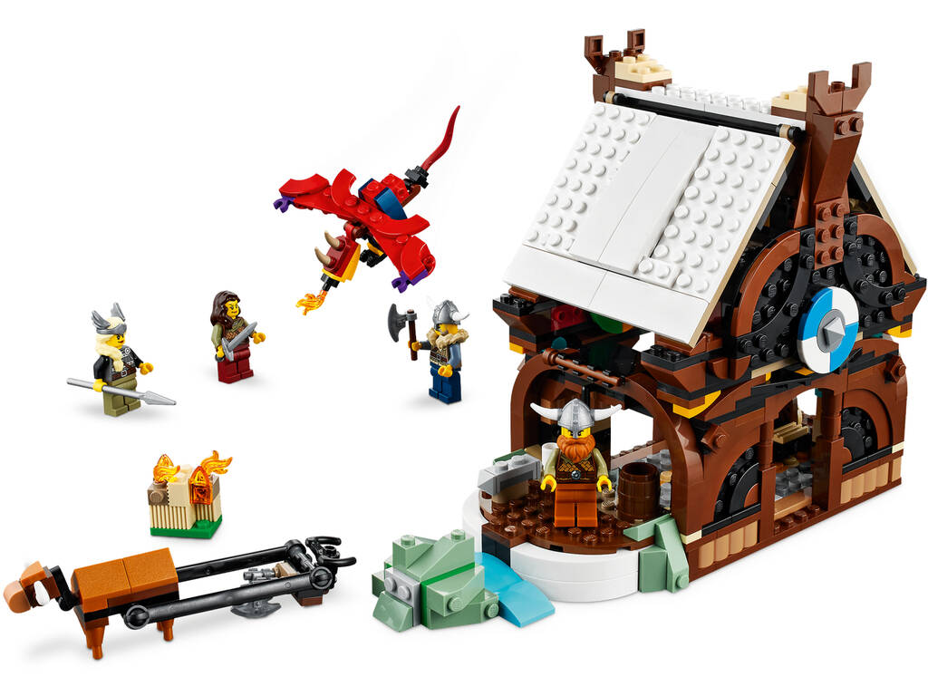 Lego Creator Wikingerschiff und Midgardschlange 31132