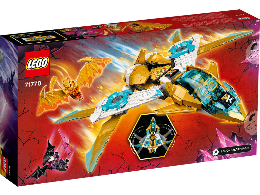 Lego Ninjago El Reactor del Dragon Dorado de Zane 71770