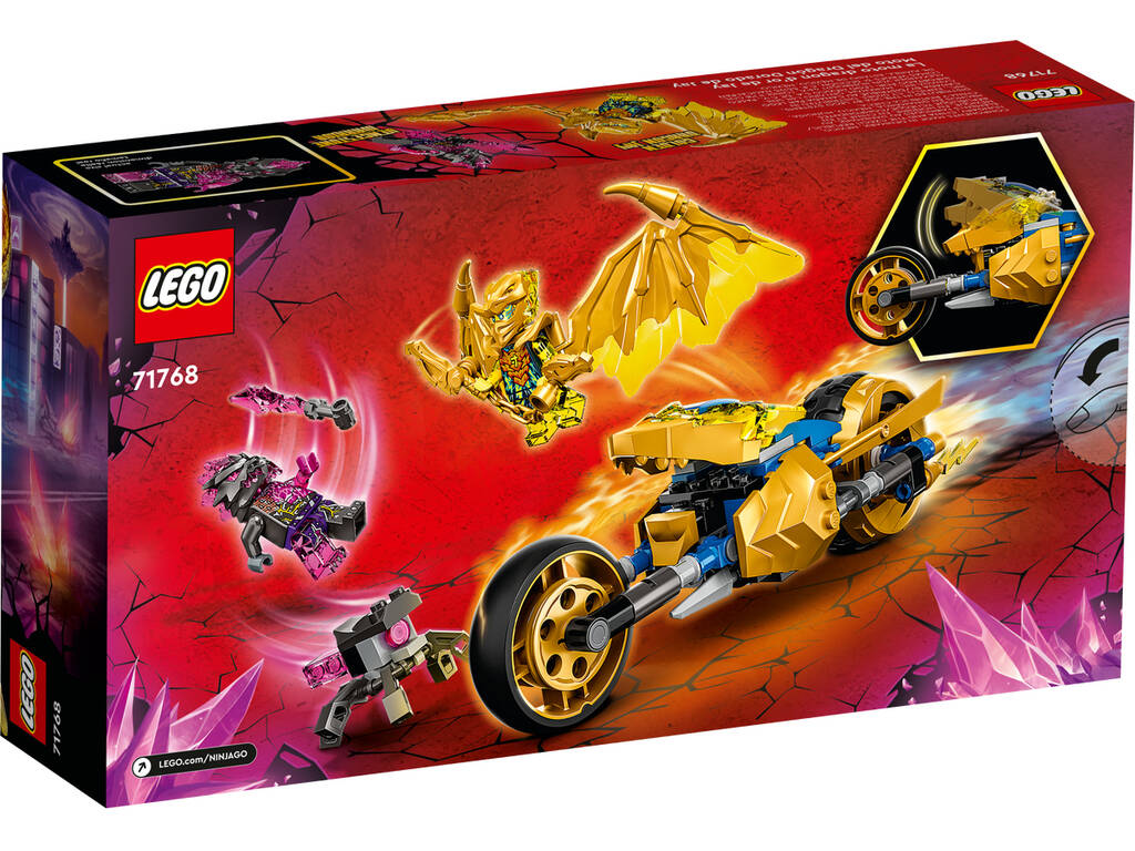 Lego Ninjago Moto del Dragon Dorado de Jay 71768