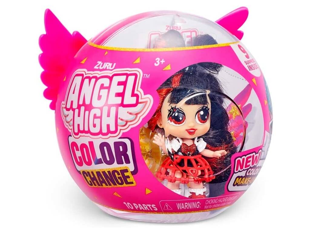 Angel High Boneca Color Change com Surpresas Bandai ZU9717
