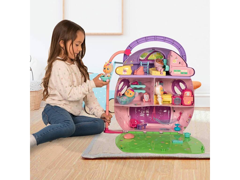 Bebés Chorões Lágrimas mágicas Casa pequena Dreamy's Mega House IMC Toys 904026
