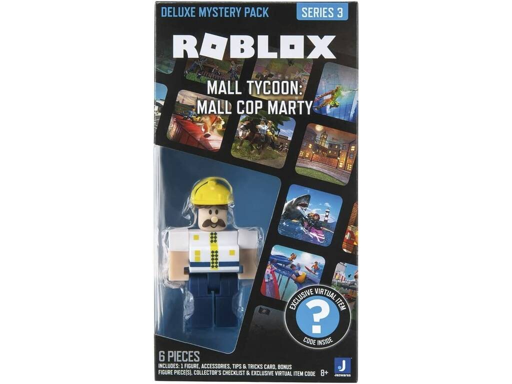 ROBLOX Series 1 Builderman action Figure mystery box Virtual Item