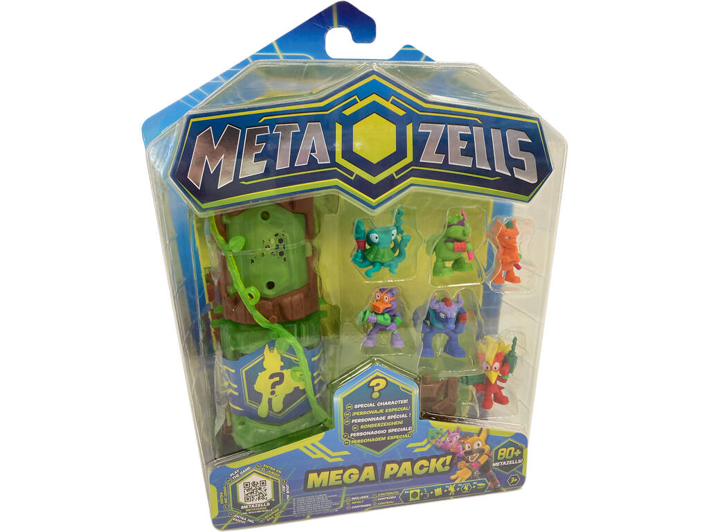 Metazells Mega Pack 7 figure e 2 Tronchi IMC Toys 906945