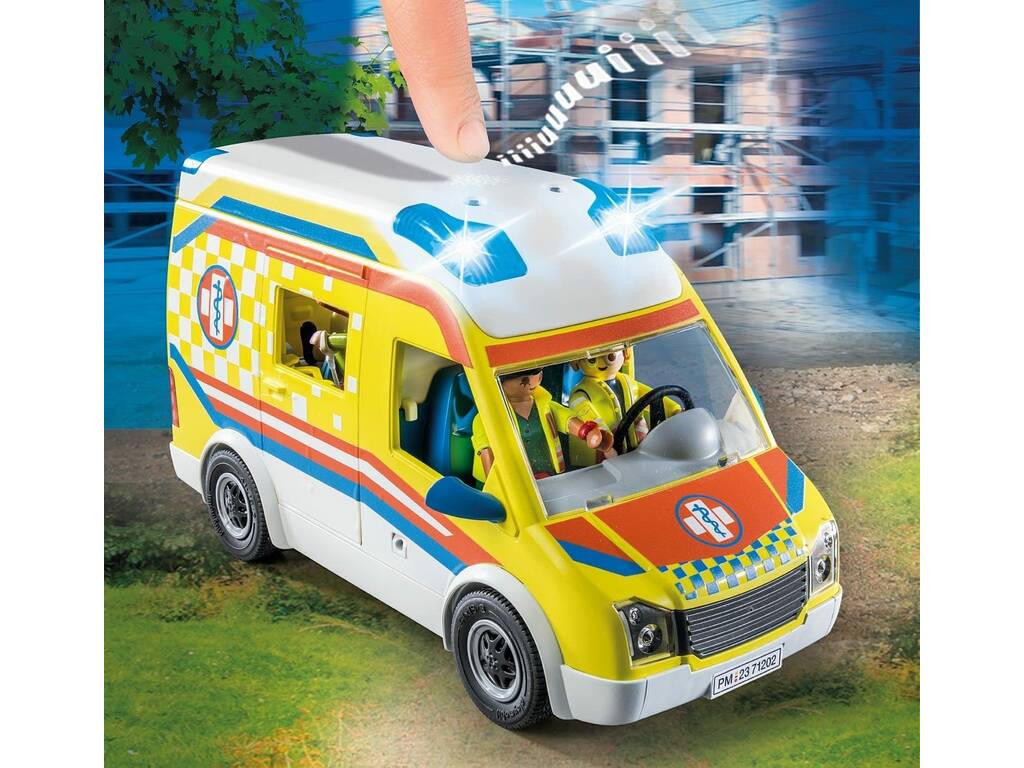Playmobil City Life Ambulanza con luci e suoni 71202
