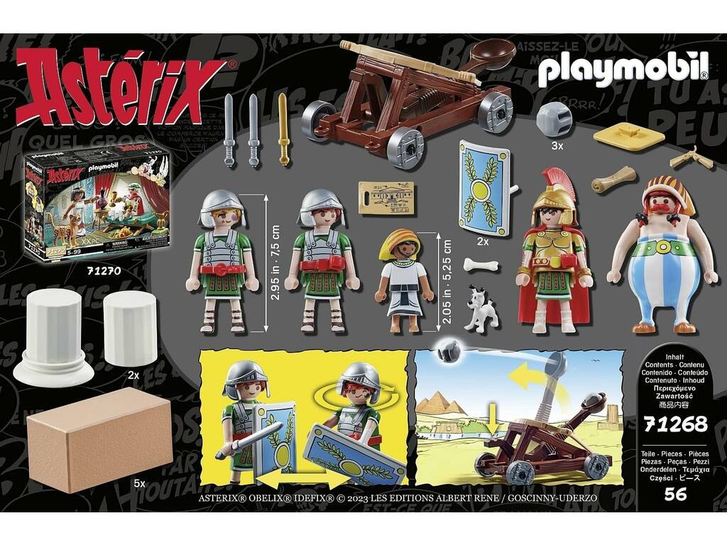 Playmobil Axterix Numerobix et la bataille du palais 71268