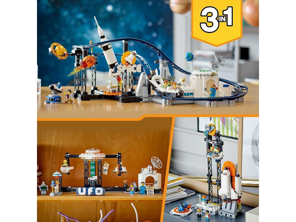 Lego Creator Montaña Rusa Espacial 31142