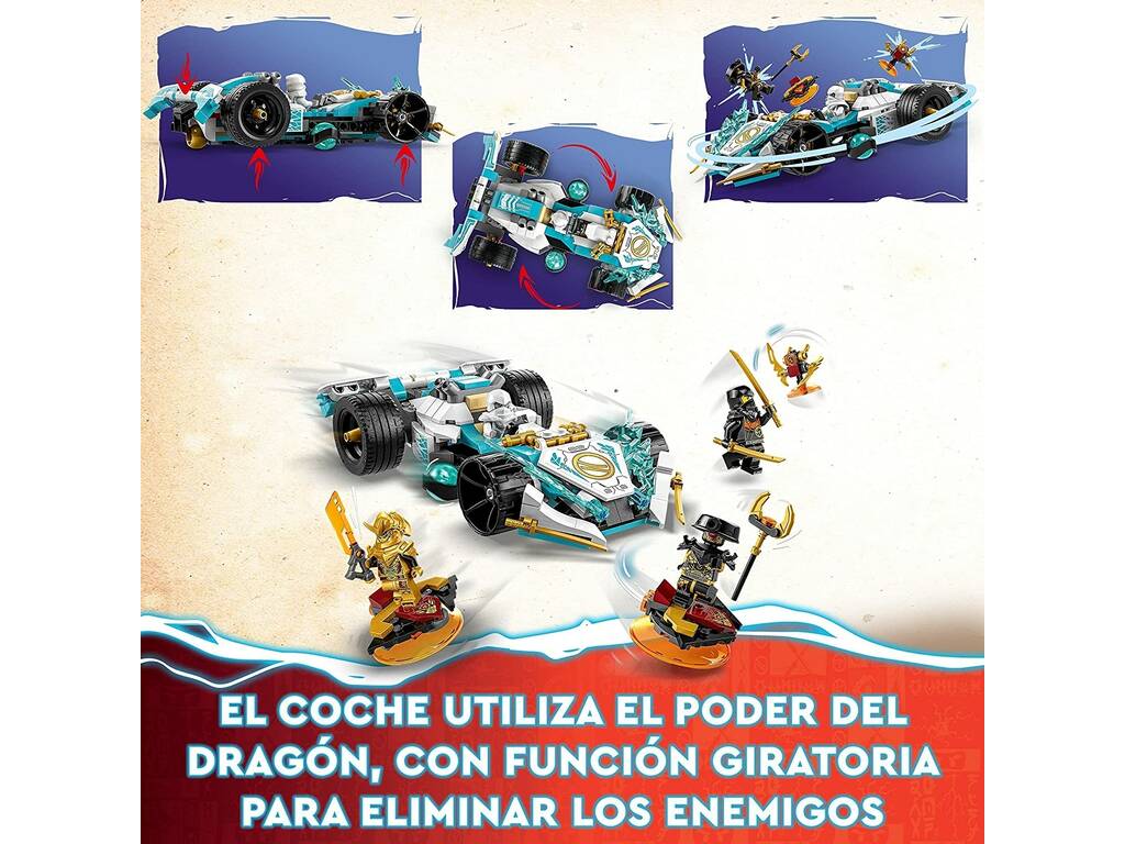 Lego Ninjago Zane Dragon Power Esportivo de Competição Spinjitzu 71791