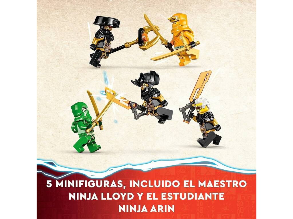 Lego Ninjago Mecas del Equipo Ninja de Lloyd y Arin 71794