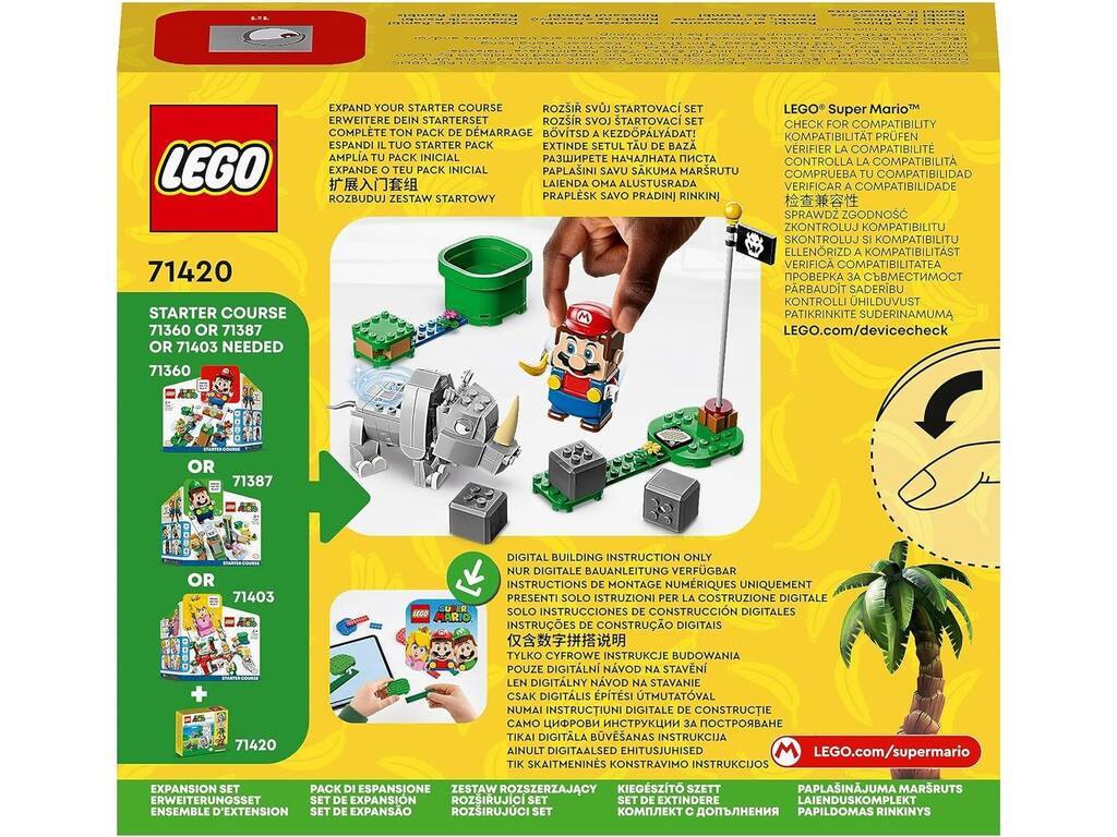 Lego Super Mario Set de Expansión: Rambi, el rinoceronte 71420