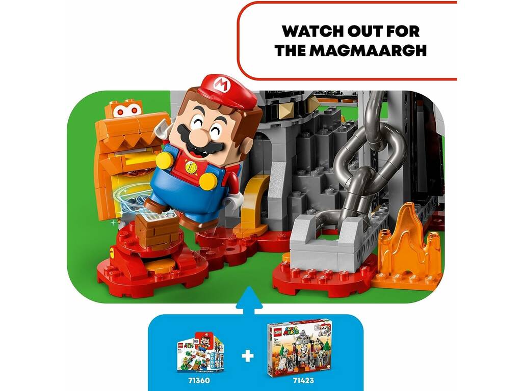 Lego Super Mario Set de Expansão: Batalha contra Bowsitos no castelo 71423