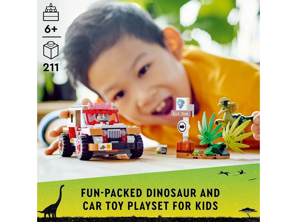 Lego Jurassic Park Dilophosaurus Ambush 76958