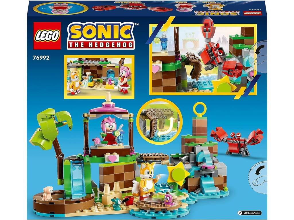 Lego Sonic the Hedgehog : L'île de sauvetage des animaux d'Amy 76992
