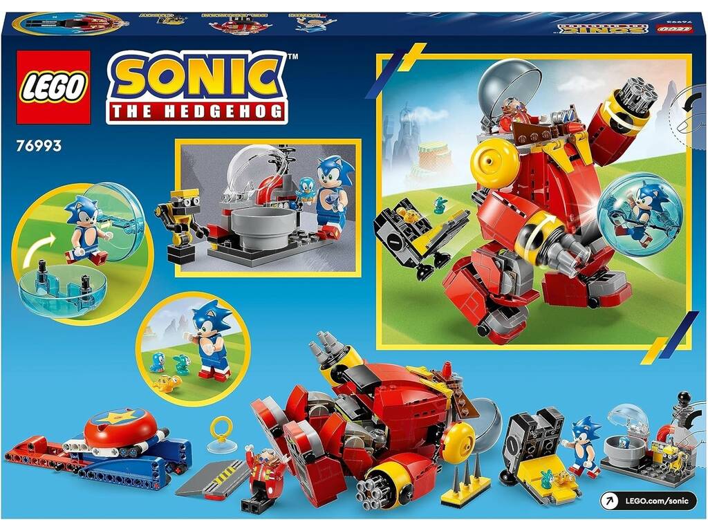 Lego Sonic vs. Robot Death Egg del Dr.Eggman 76993 - Juguetilandia