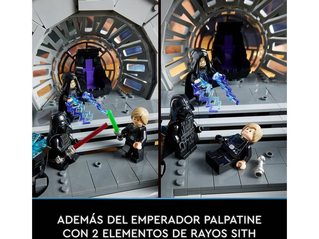 Diorama Lego Star Wars : Salle du Trône de l'Empereur 75352