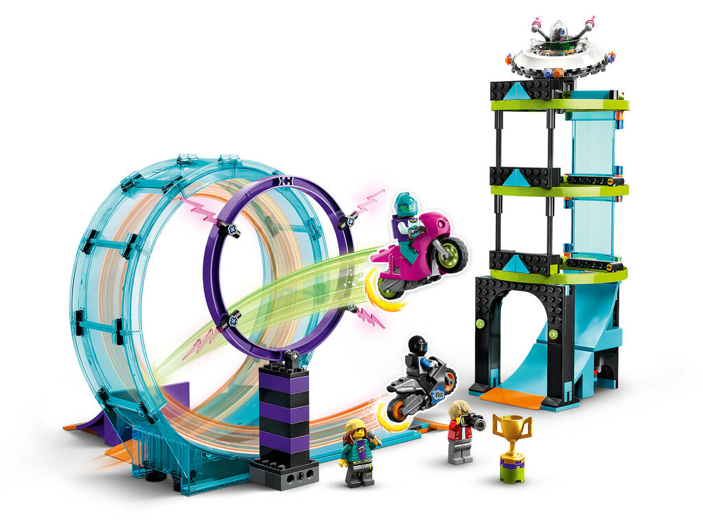 Lego City Stuntz Desafío Acrobático Rizo Extremo 60361