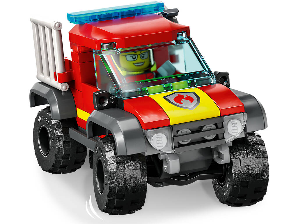 Lego City Fire Camión de Rescate 4x4 de Bomberos 60393