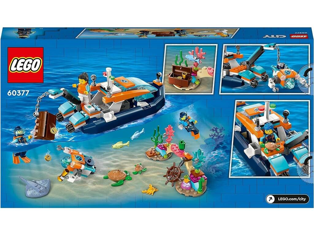 Lego City Barca da esplorazione subacquea 60377