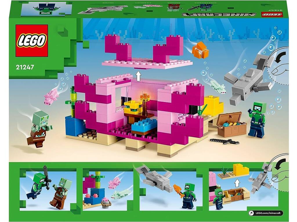 Lego Minecraft A Casa Ajolote 21247