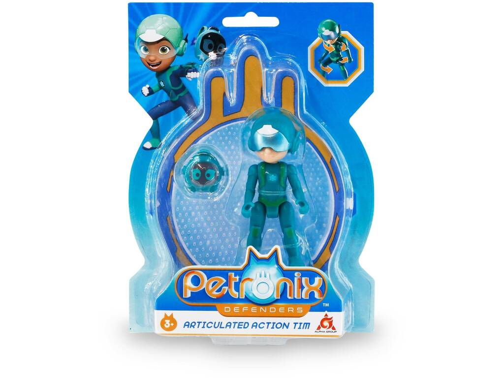 Petronix Defenders Figura 7 cm. com Mochila Famosa PET00000