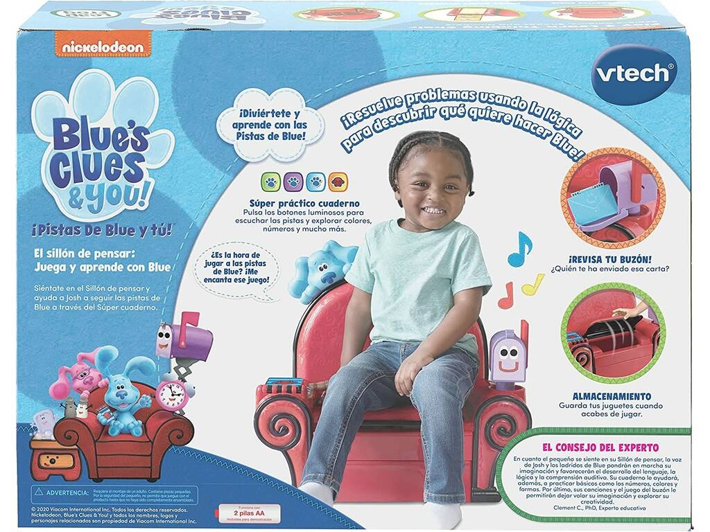 Blue and You Clues The Thinking Chair Play and Learn with Blue Vtech 610422