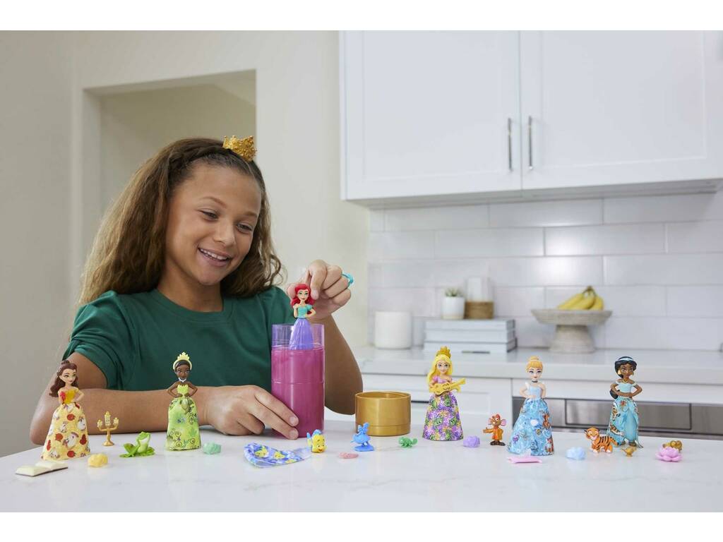 Disney Princesses Mini Doll Surprise Royal Color Reveal Mattel HMB69