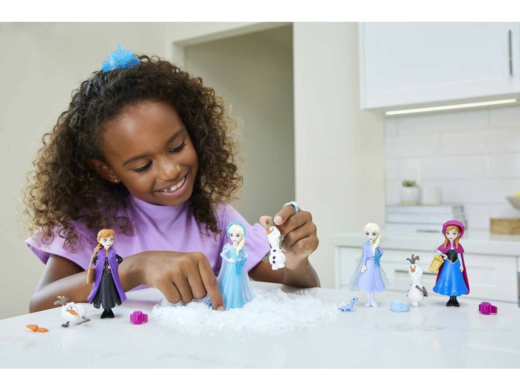 Frozen Mini Surprise Doll Snow Color Reveal Mattel HPR35