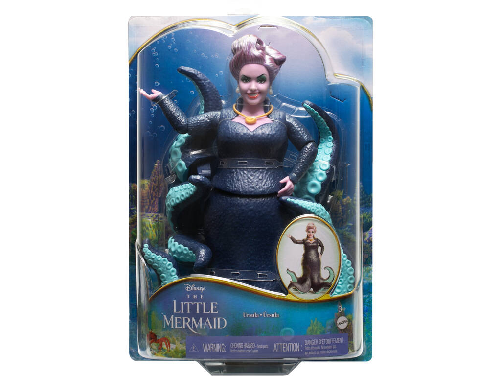 A Pequena Sereia de Disney Boneca Úrsula Mattel HLX12