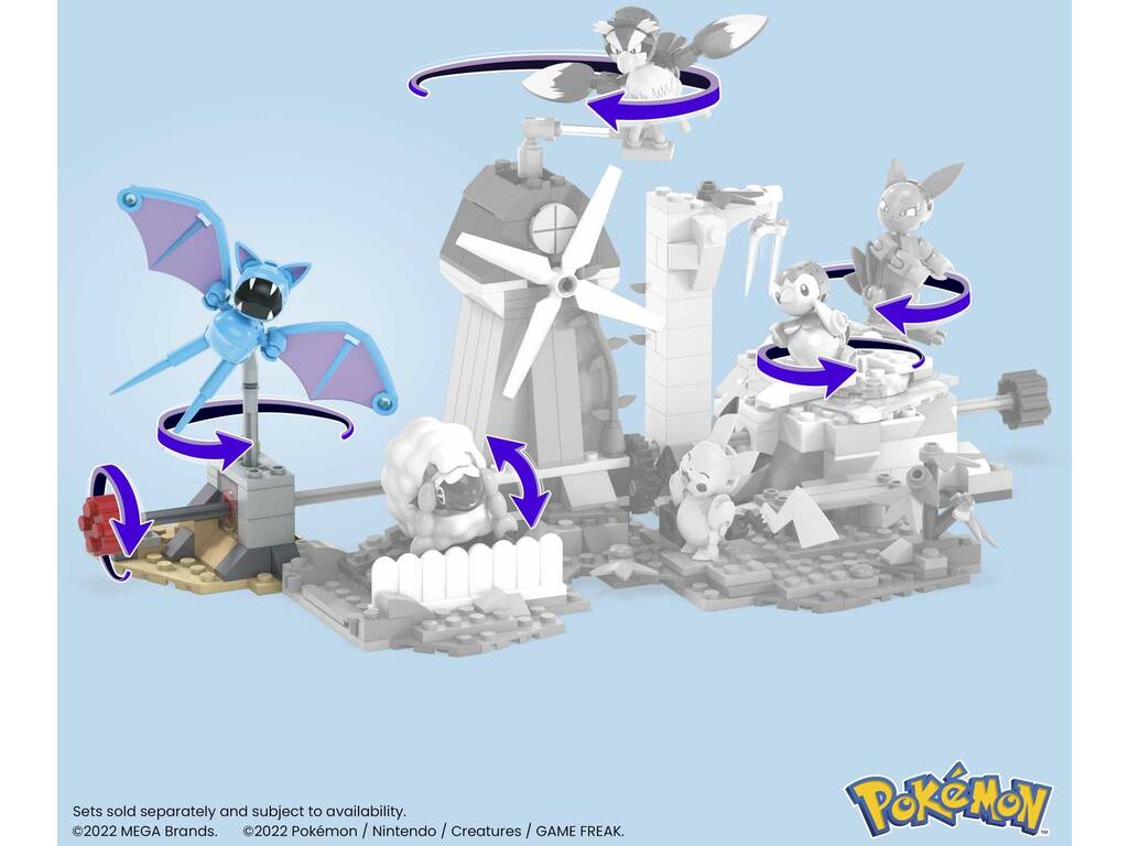 Pokémon Mega Pack Vuelo de Medianoche de Zubat Mattel HKT19