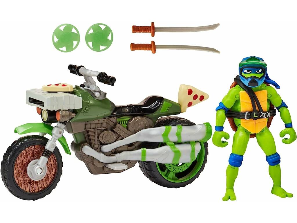Tortugas Ninja Caos Mutante Vehículo con Figura Famosa TU803000