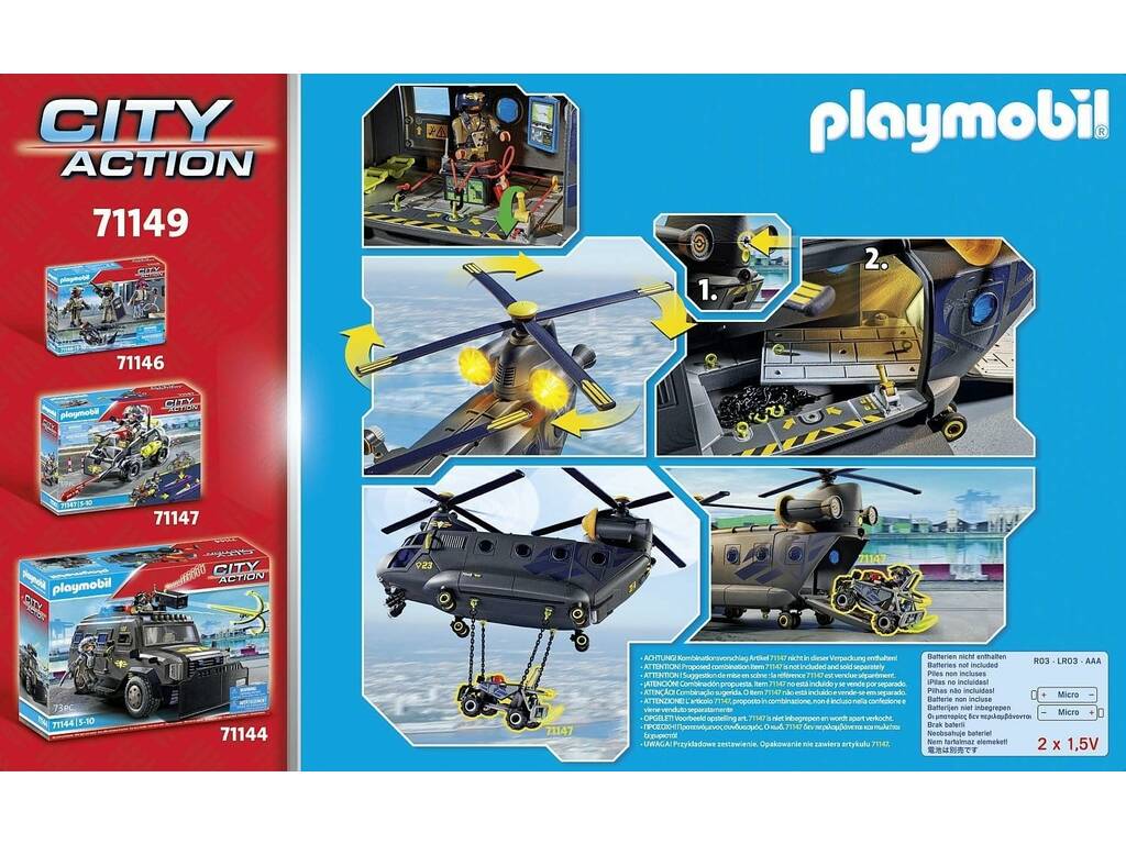 Hélicoptère des forces spéciales Playmobil Banana by Playmobil 71149