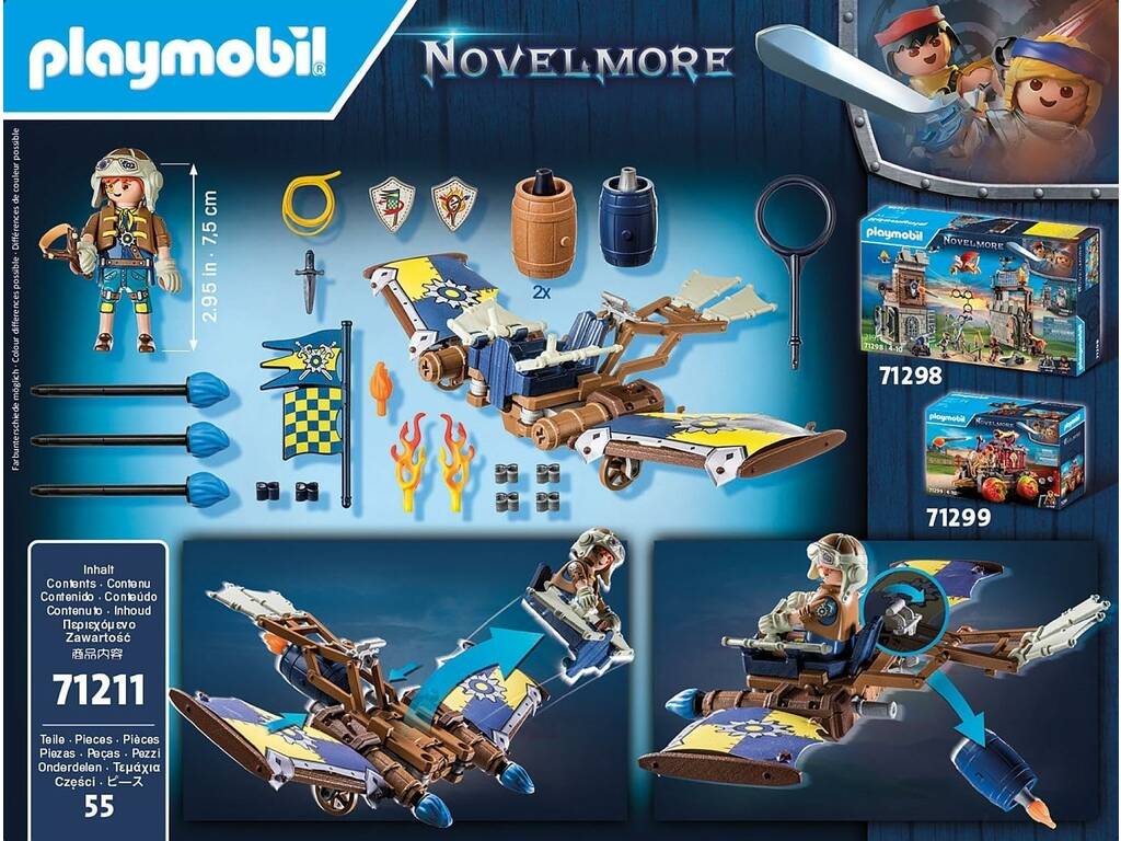 Playmobil Novelmore Darios Segelflugzeug 71211