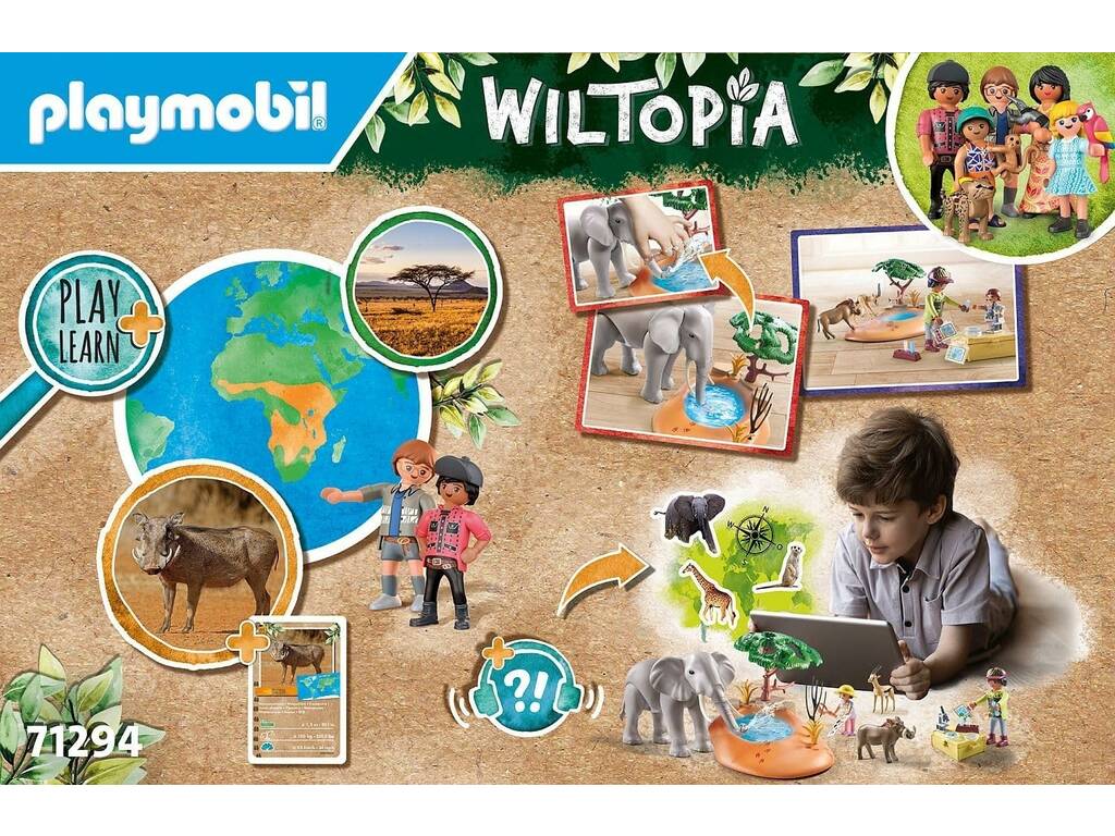Playmobil Wiltopia L'éléphant dans l'étang 71294