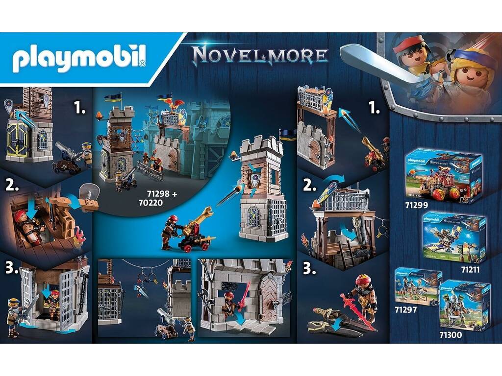Playmobil Novelmore Vs Bandidos de Burham Torneio 71298