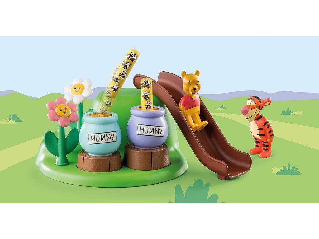 Playmobil 1,2,3 Disney Winnie The Pooh y Tigger Jardín de Abejas de Playmobil 71317