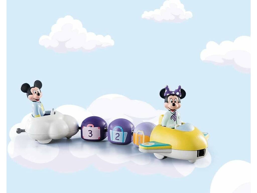 Playmobil 1,2,3 Disney Mickey And Friends Cloud Train 71320