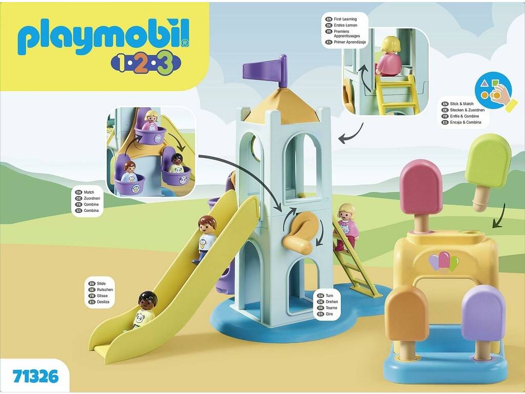 Playmobil 1,2,3 Terrain d'aventure 71326