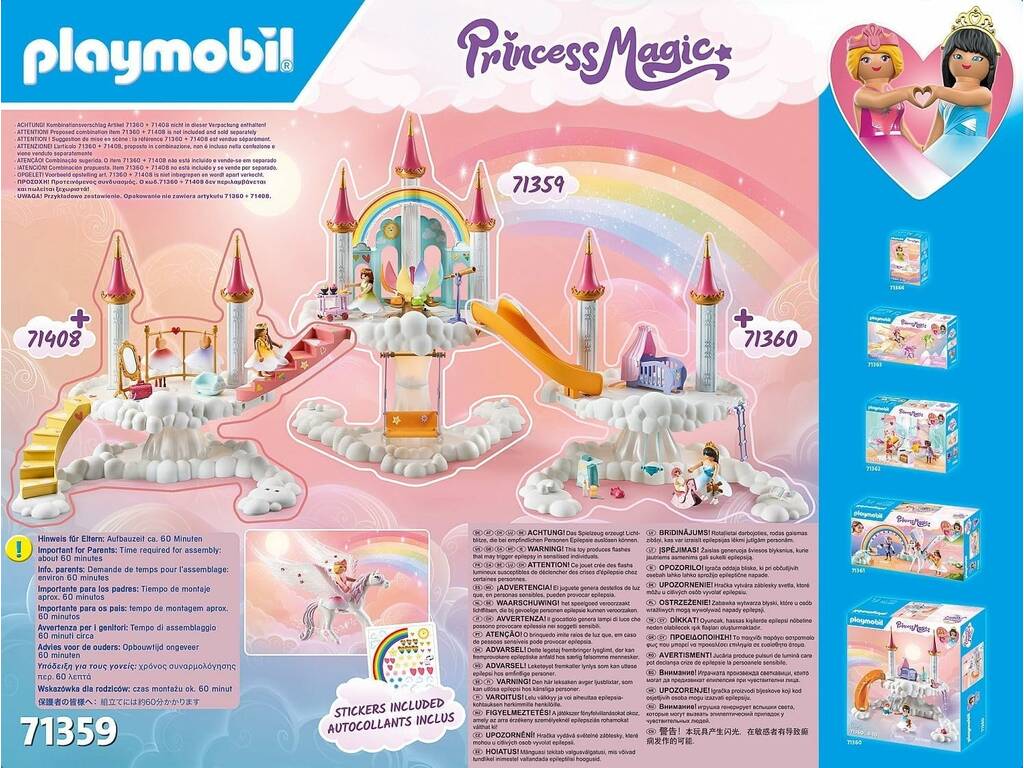 Playmobil Castelo Arco-íris nas Nuvens 71359