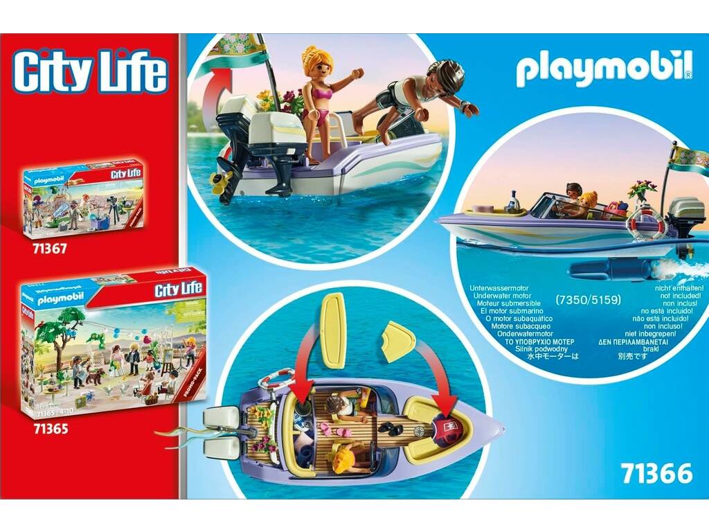 Playmobil Luna di miele in barca 71366